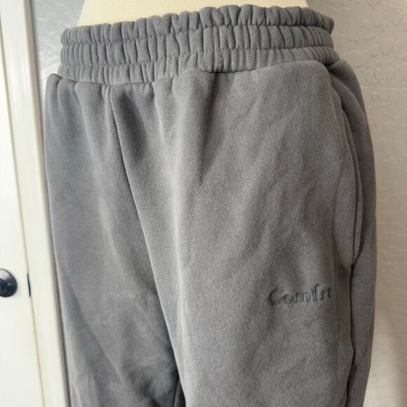 Comfrt Signature Straight Leg Sweatpants, XL Steel Grey - Picture 3 of 5